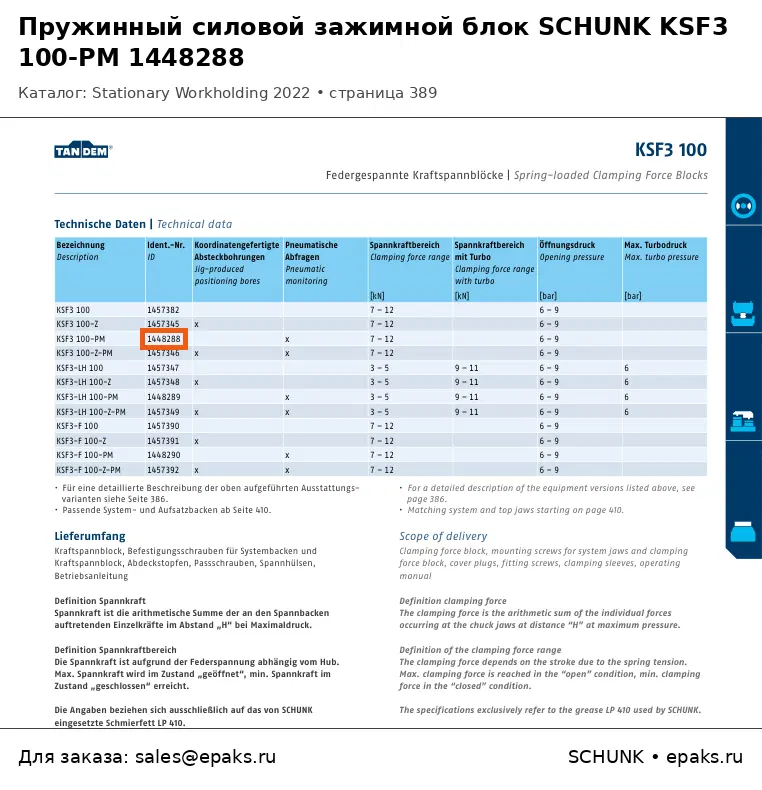 SCHUNK 1448288