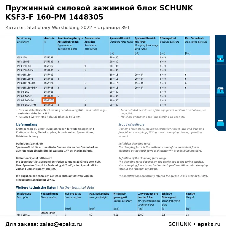 SCHUNK 1448305