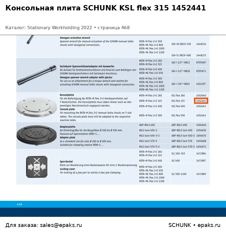 SCHUNK 1452441
