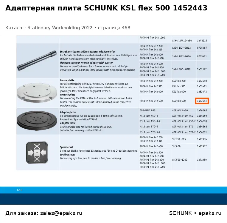 SCHUNK 1452443