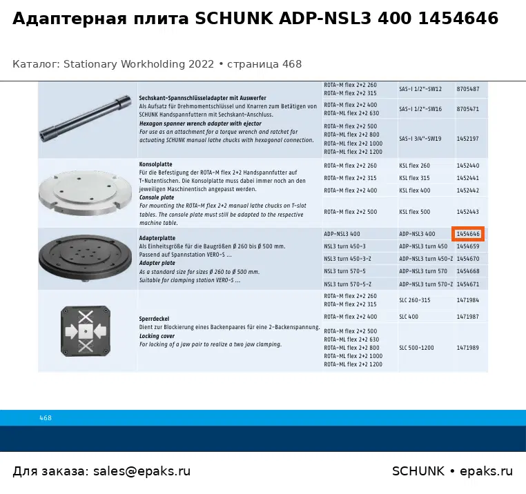 SCHUNK 1454646
