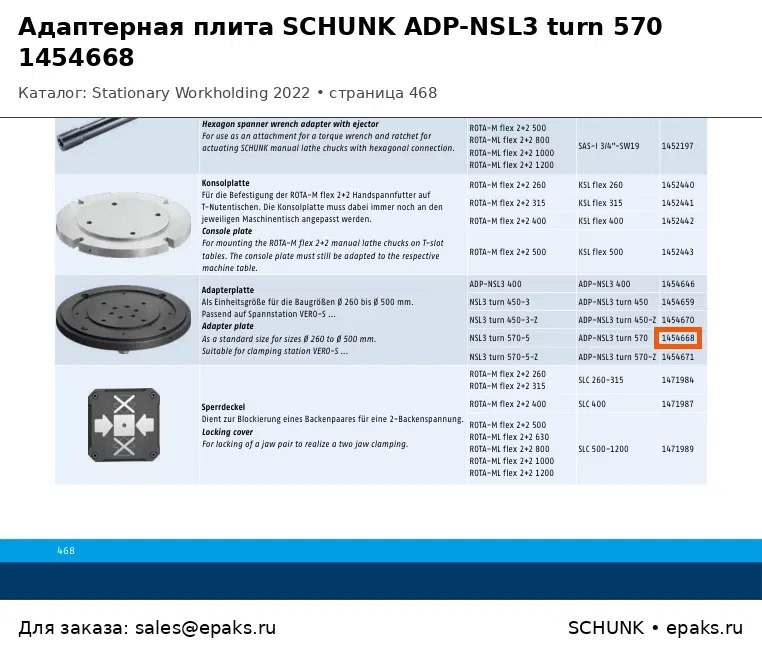 SCHUNK 1454668