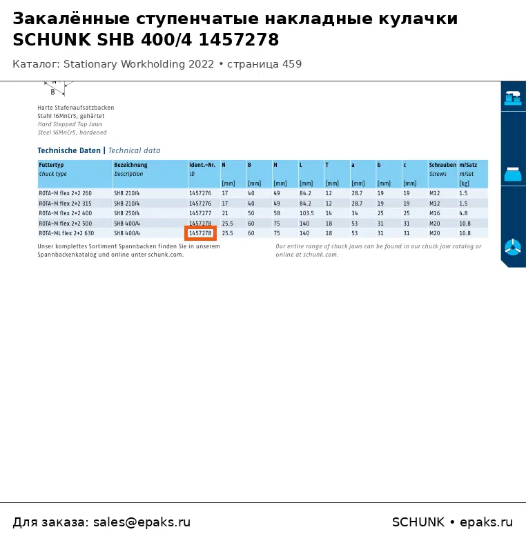 SCHUNK 1457278