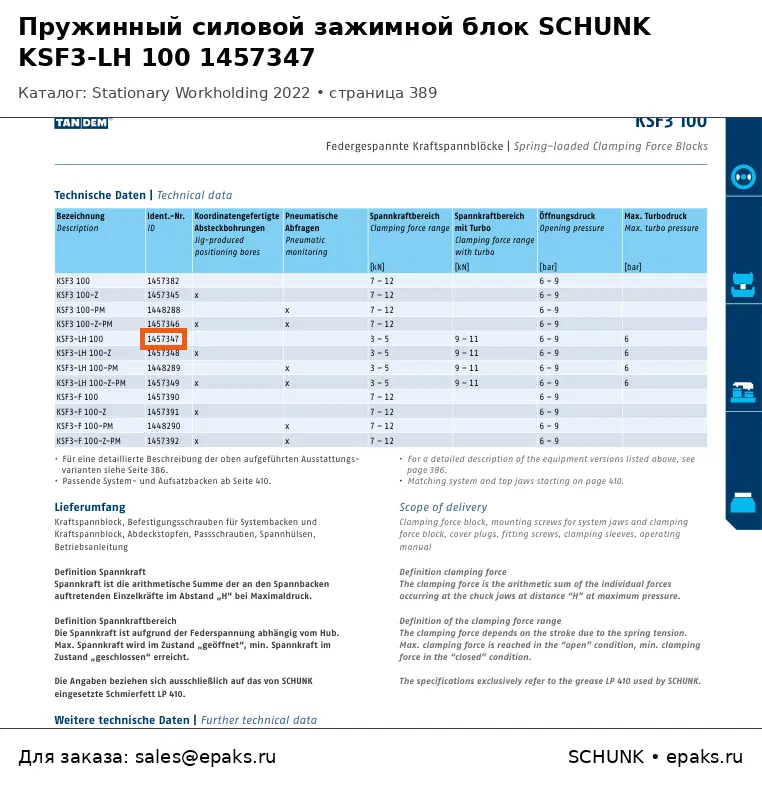 SCHUNK 1457347