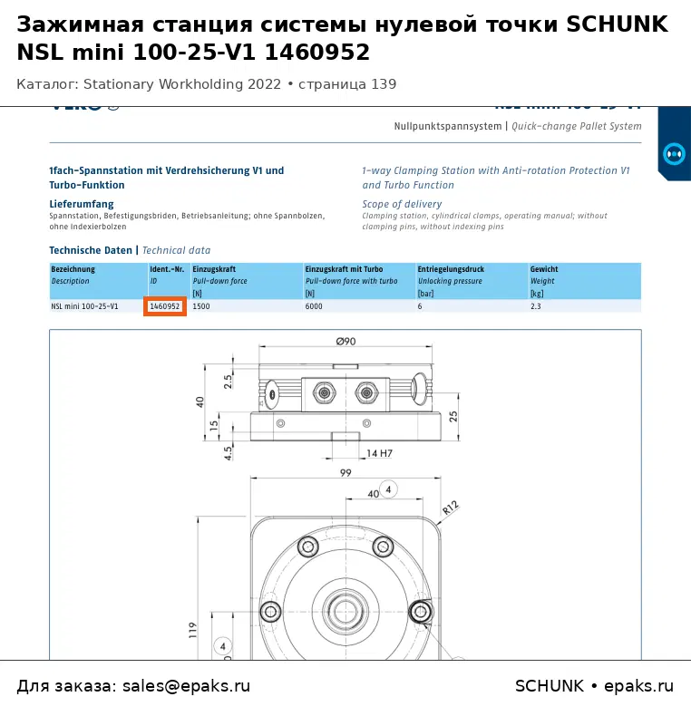 SCHUNK 1460952