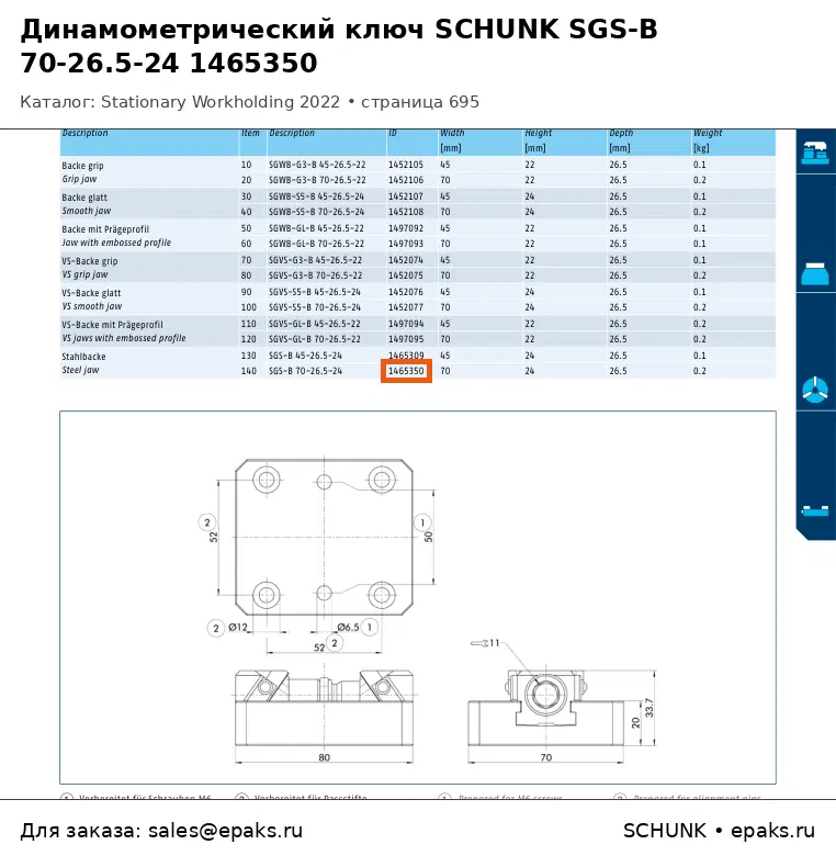 SCHUNK 1465350