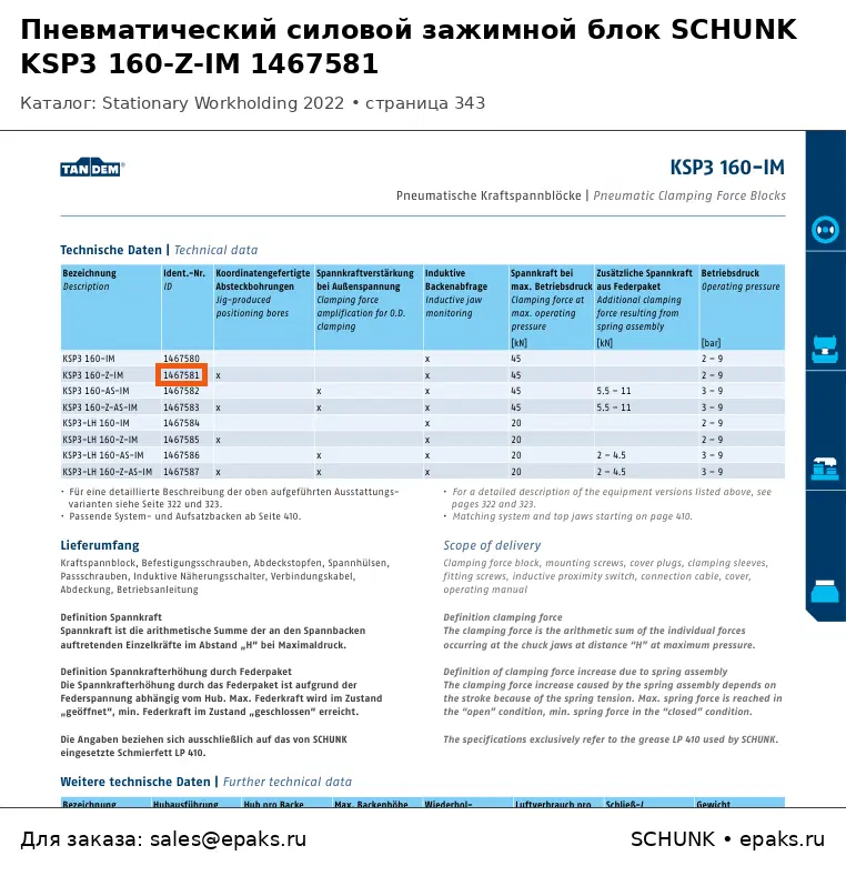 SCHUNK 1467581