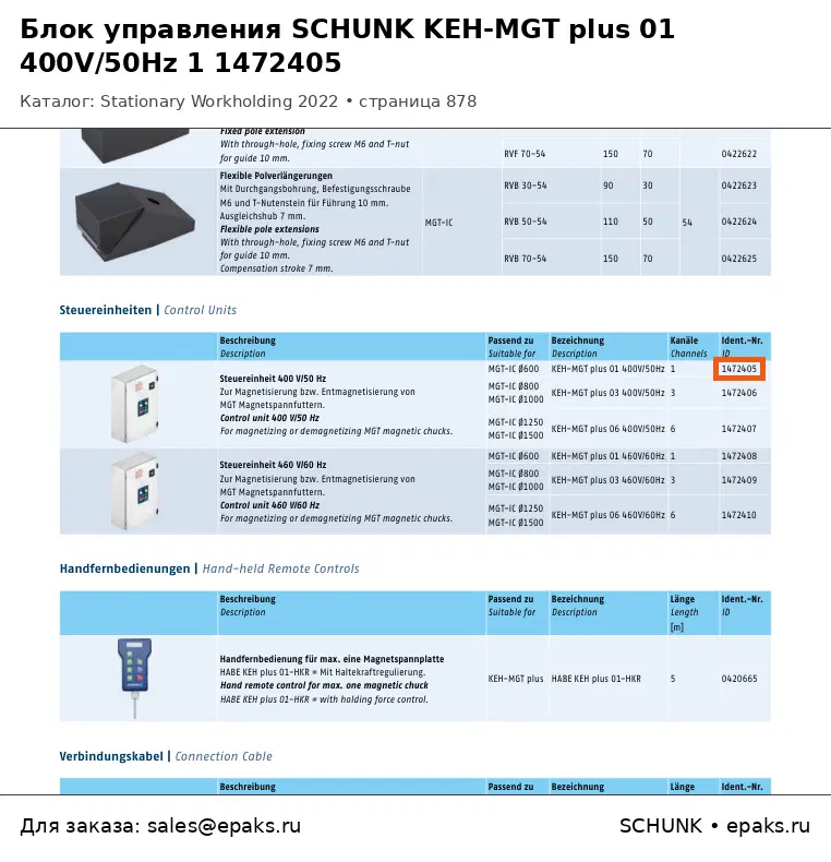 SCHUNK 1472405