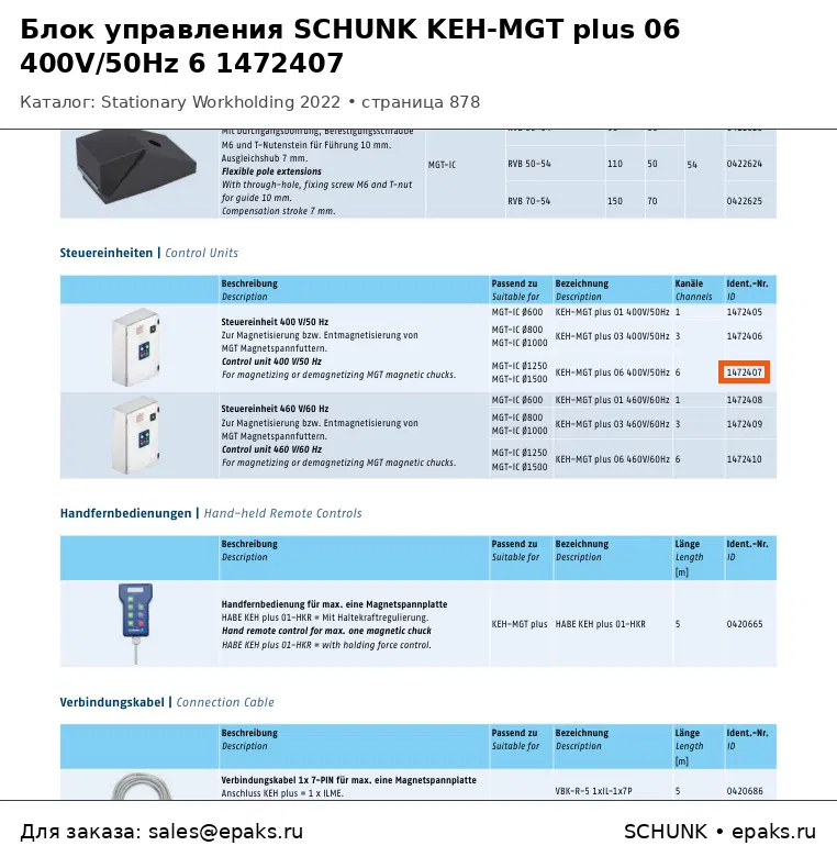 SCHUNK 1472407