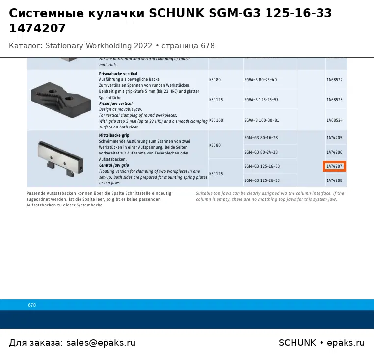 SCHUNK 1474207
