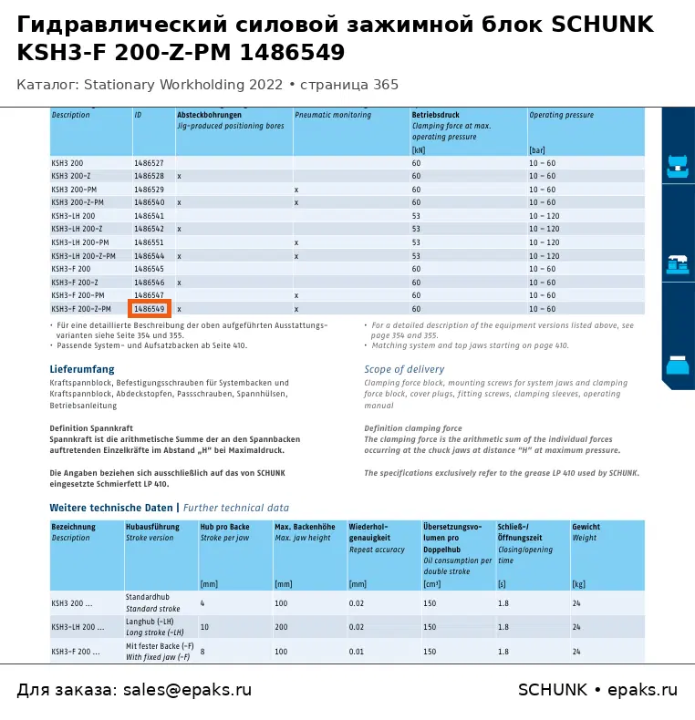 SCHUNK 1486549