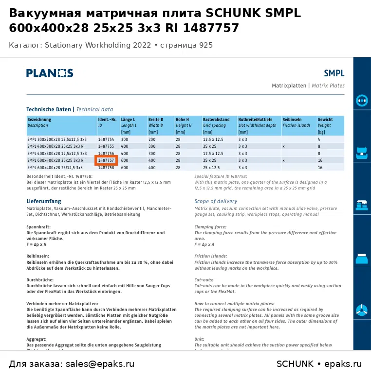 SCHUNK 1487757