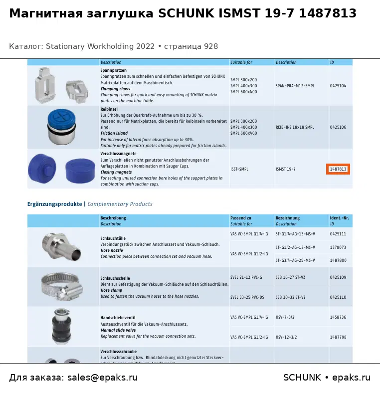 SCHUNK 1487813