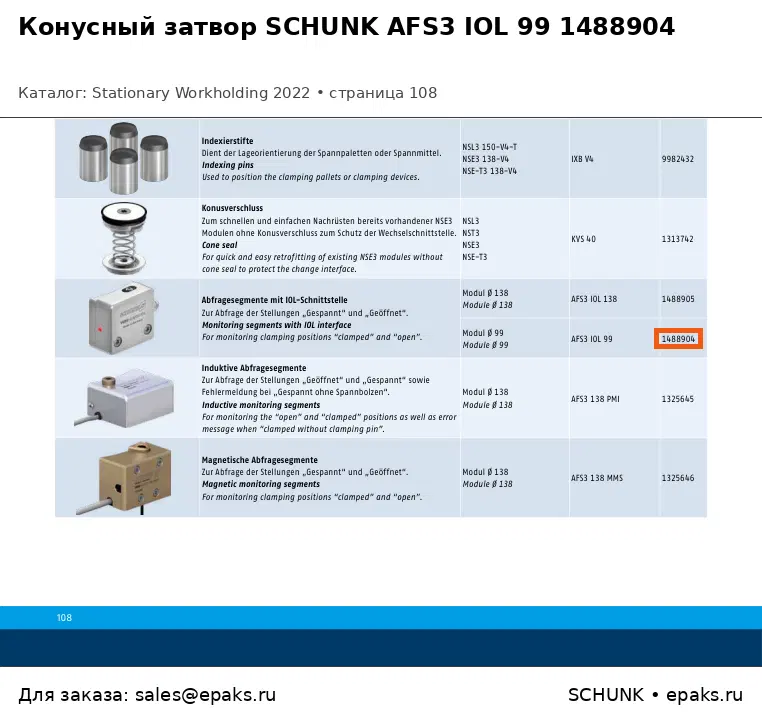 SCHUNK 1488904