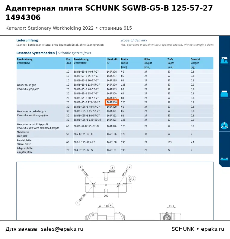 SCHUNK 1494306