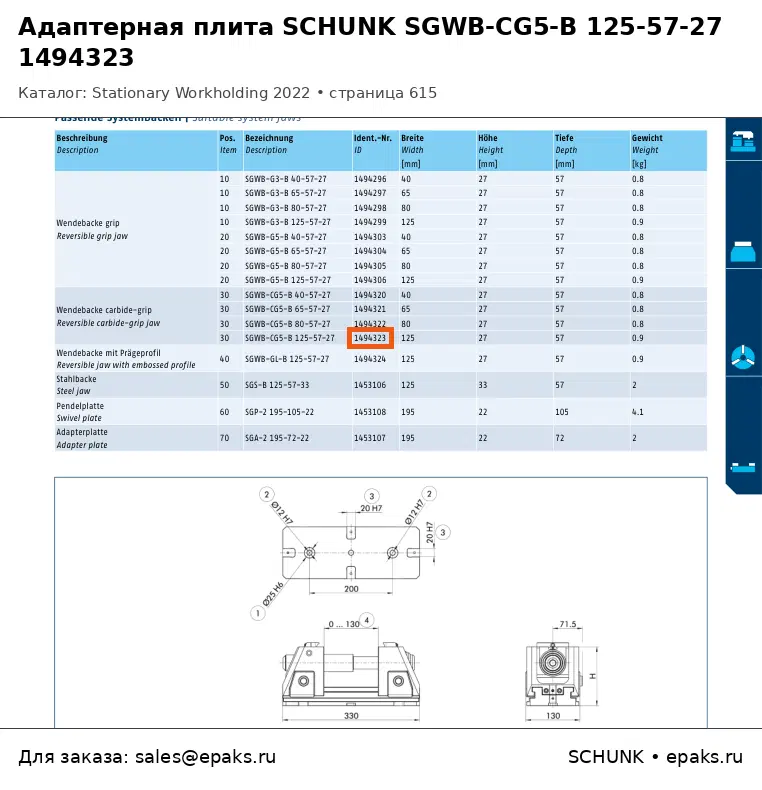 SCHUNK 1494323