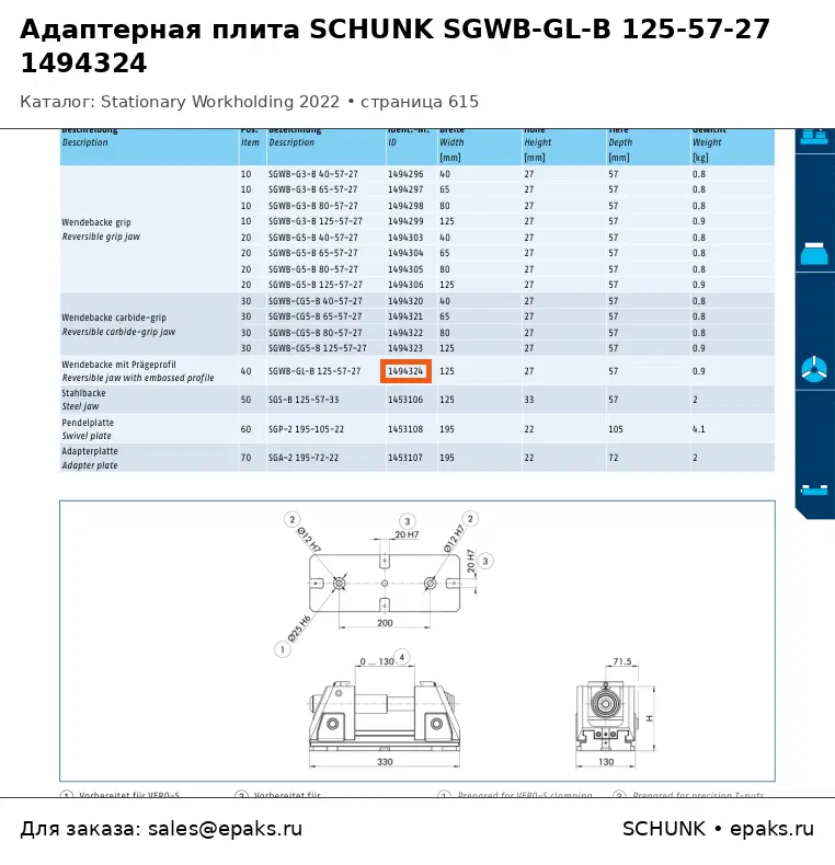 SCHUNK 1494324