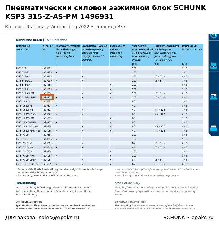 SCHUNK 1496931