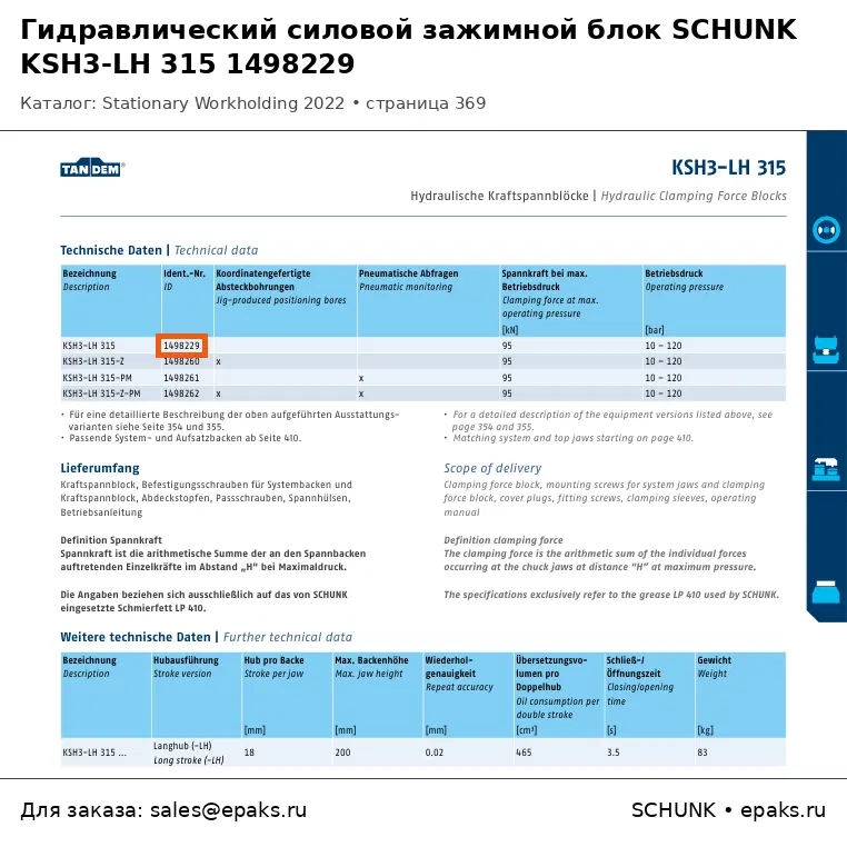SCHUNK 1498229