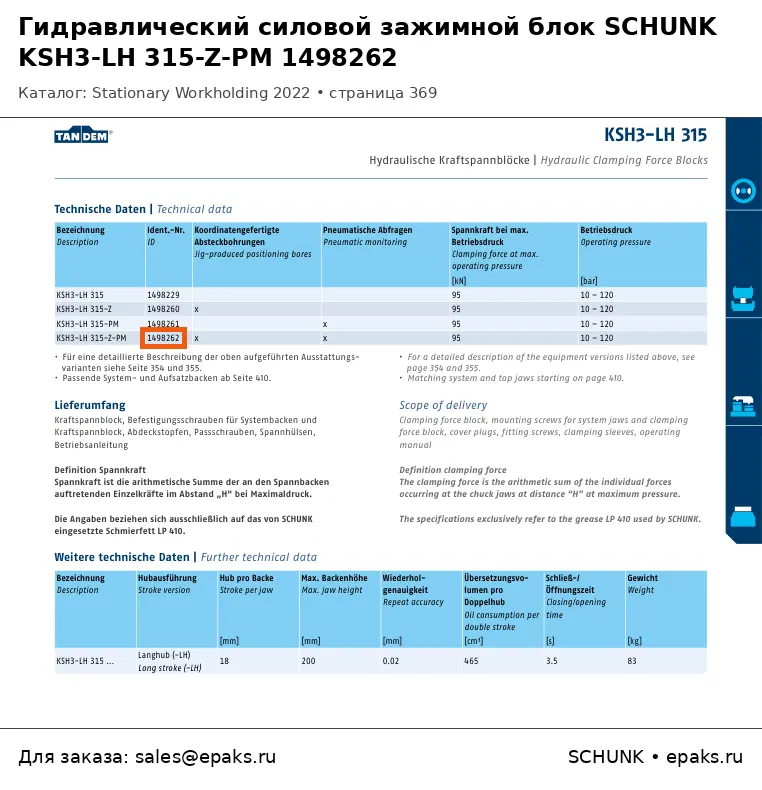 SCHUNK 1498262