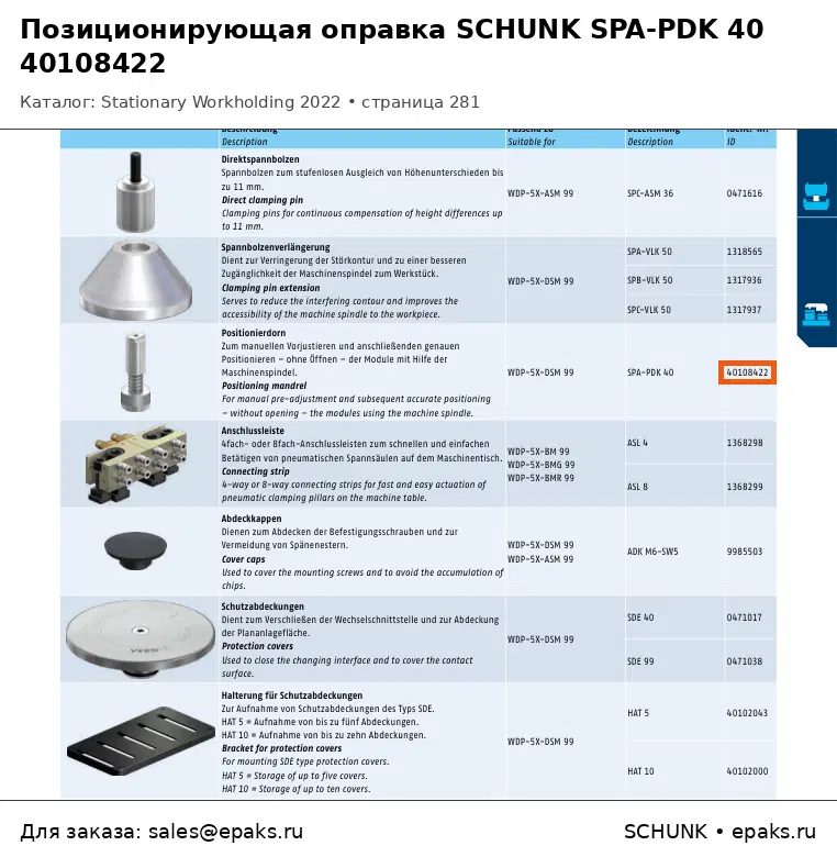 SCHUNK 40108422