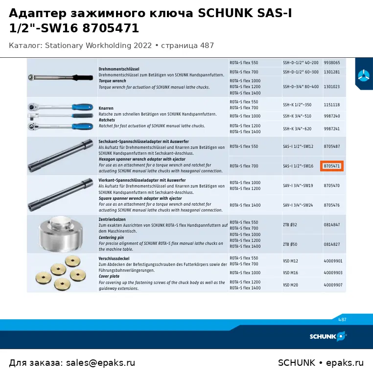 SCHUNK 8705471
