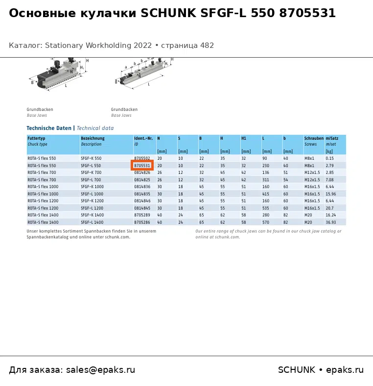 SCHUNK 8705531
