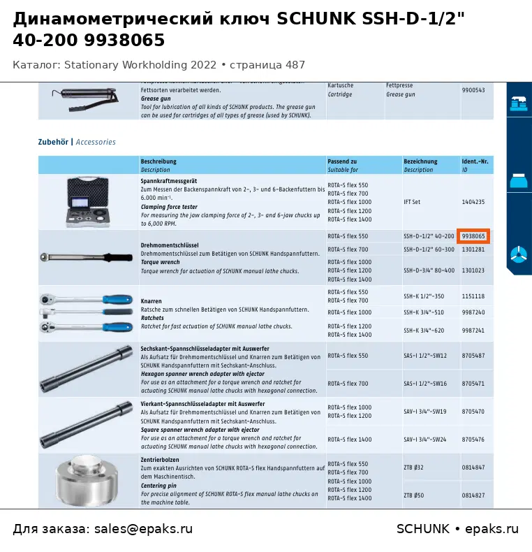 SCHUNK 9938065