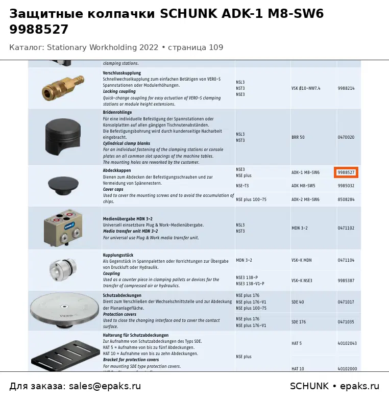 SCHUNK 9988527