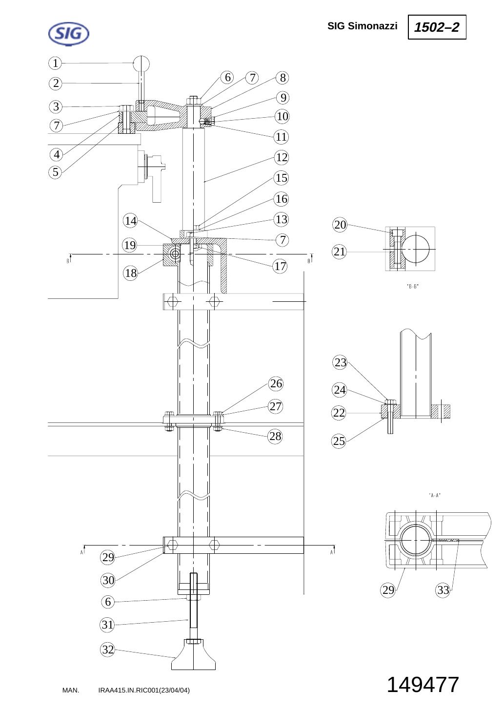 SIG Simonazzi 025309/001