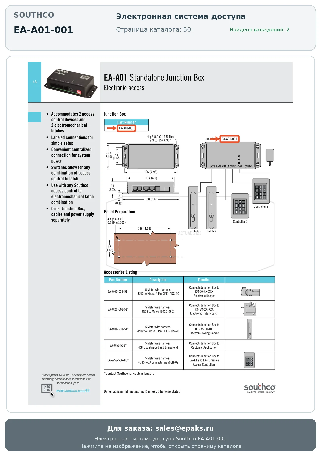 Southco EA-A01-001