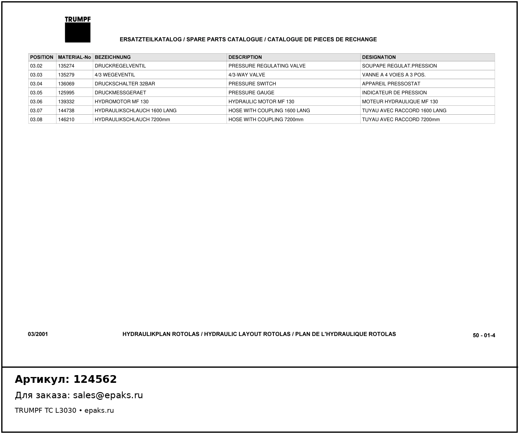 TRUMPF 124562