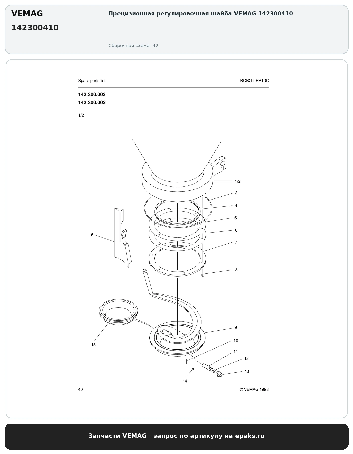 VEMAG 142300410