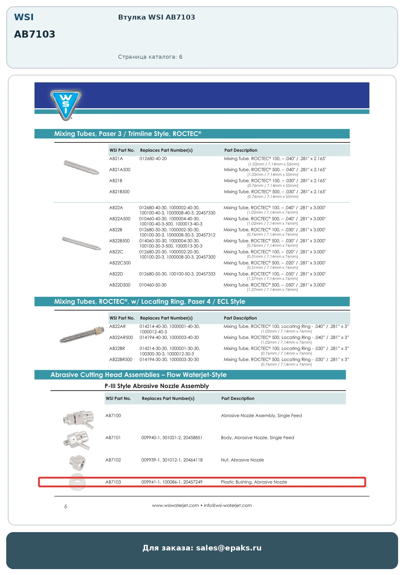 WSI AB7103