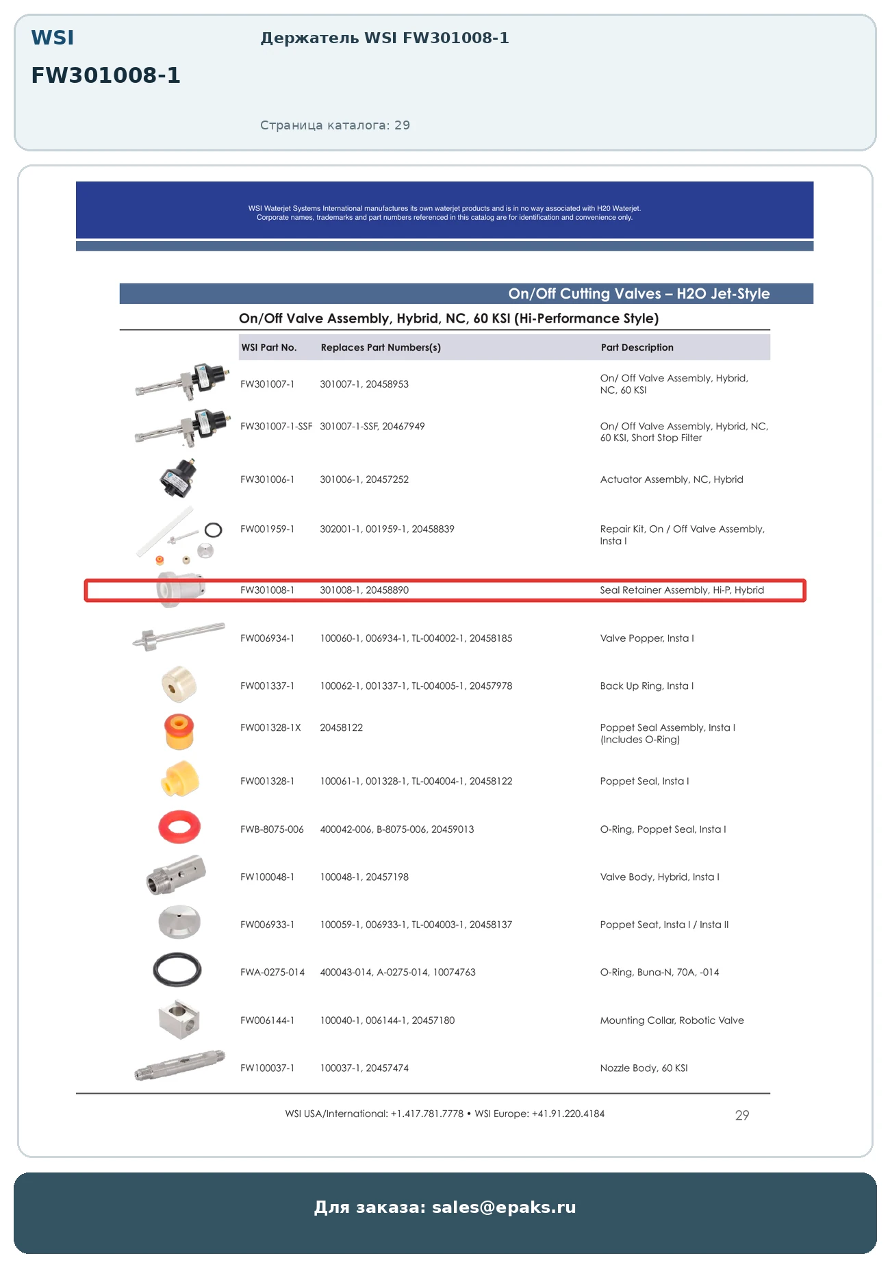 WSI FW301008-1