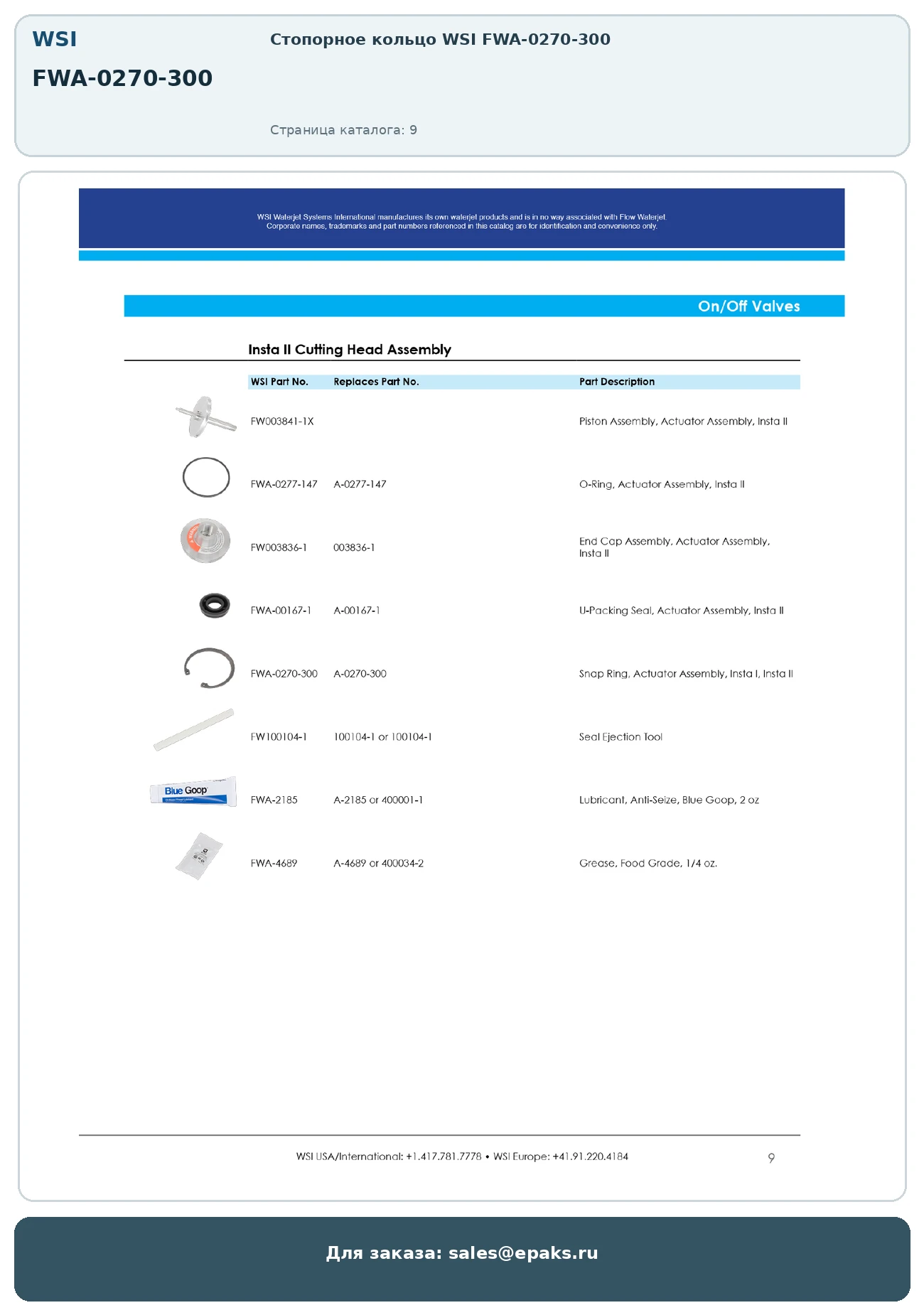 WSI FWA-0270-300