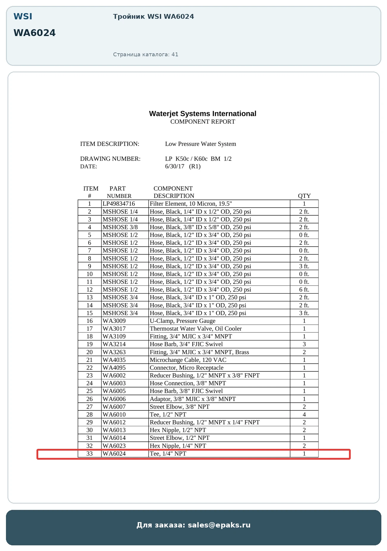 WSI WA6024